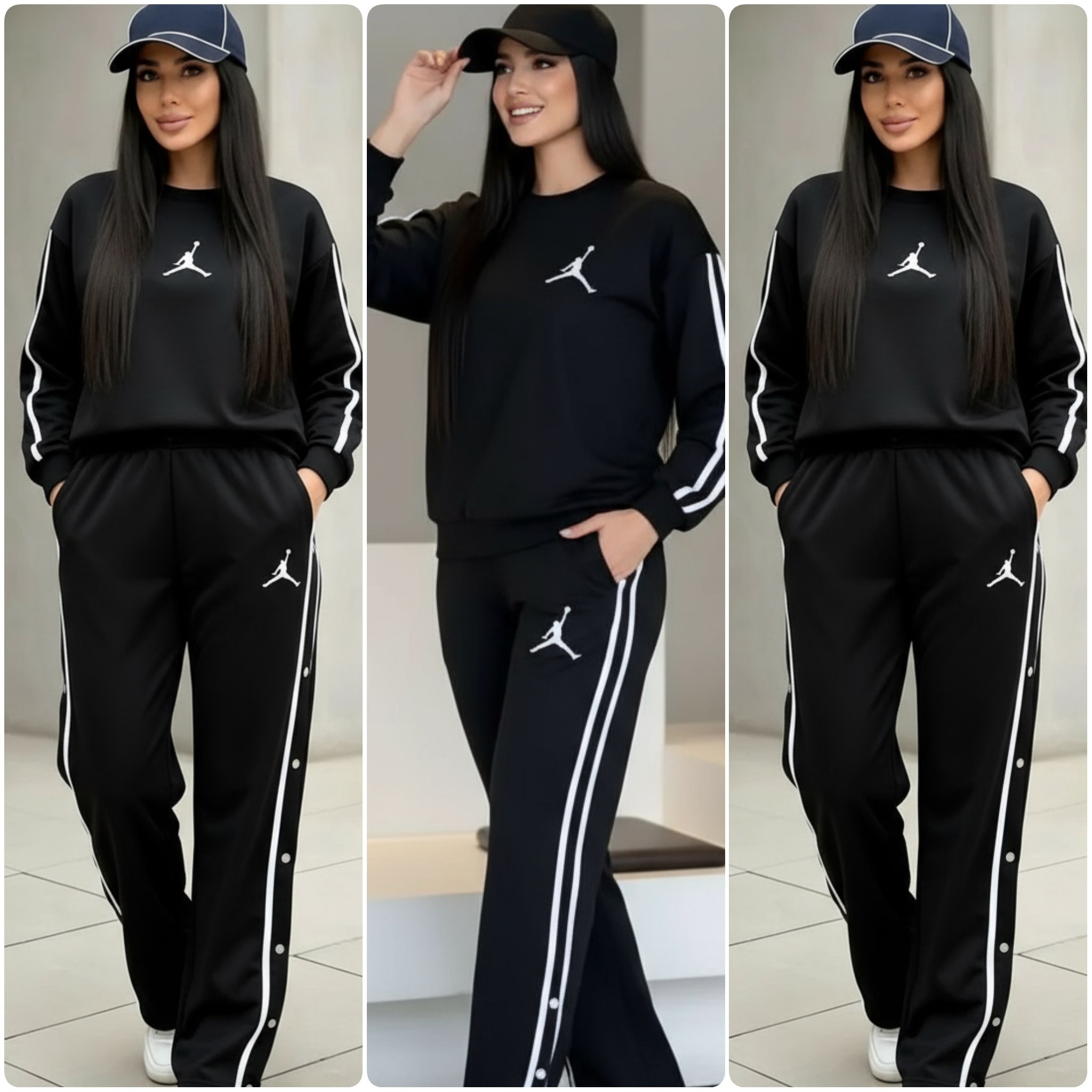 شناسه : #97771 بلوز آستین بلند و شلوار قواره دار جردن