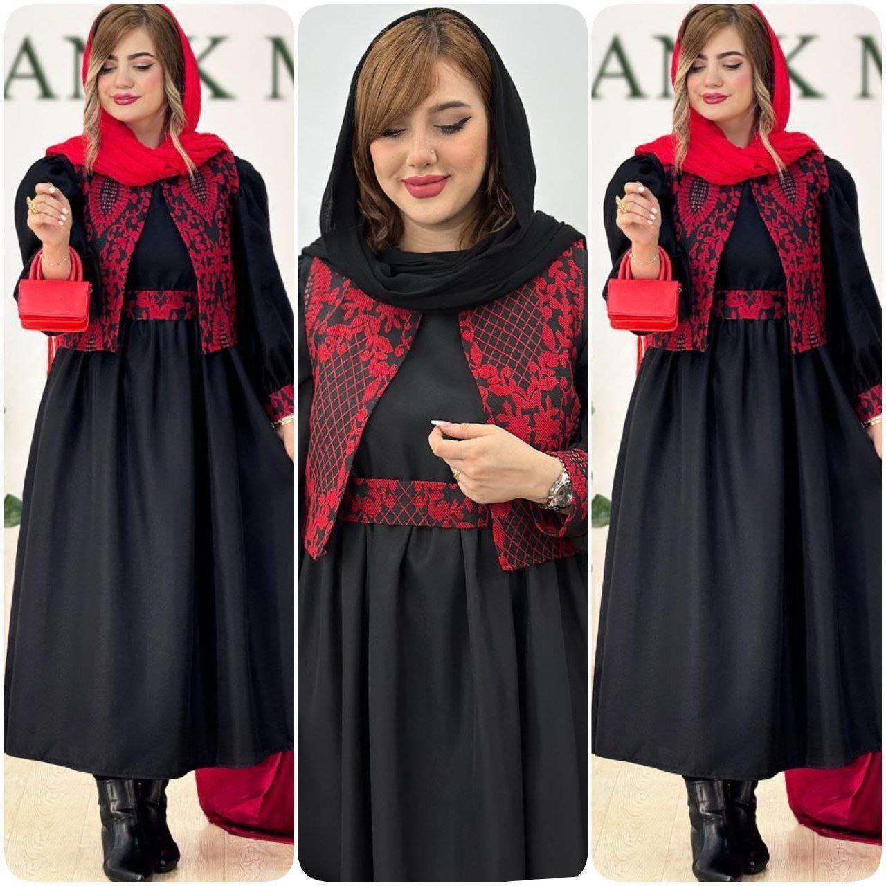 🍉🍉🍉🍉ویژه ی یلدااااا🍉🍉🍉🍉  💞شناسه : #79723 💞نام : پیراهن وژیله مدل ماهور 💞جنس : ژیله تافته پیراهن کرپ اندونزی