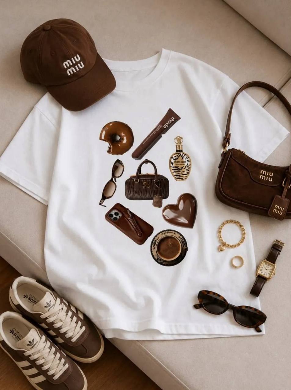 تیشرت باکسی 😍luxury😍 (کاملا مزونی) ➖سایز بندی :فری سايز از ۳۶ تا ۴۶ ➖جنس : پنبه سوپر نخ
