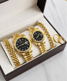 🌈ست ساعت مردانه و زنانه رولکس دیت جاست ☑️ ROLEX set