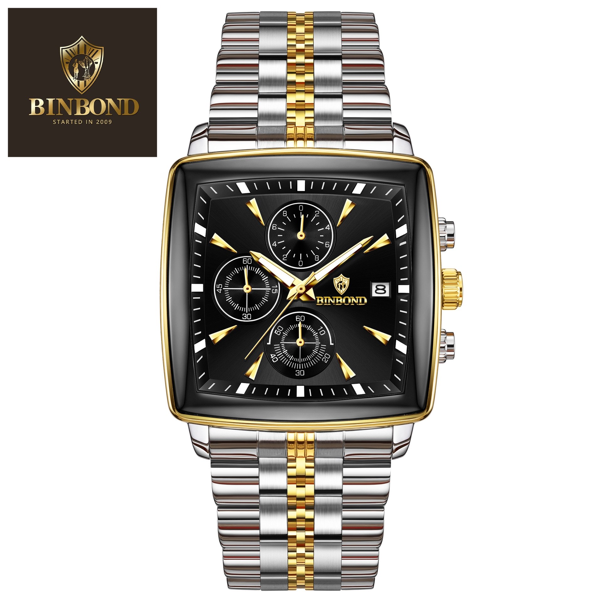 ⌚️ساعت بین باند مدلی نو  مناسب آقایان   مقاوم دربرابر آب کرنوگراف  برندشرکتی  دارای روز شمار  ضخامت ۱۱میل  قطر صفحه ۴۰.۵میل بند استیل فولاد شیشه سافایر  شب نما قفل دو پروانه  موتور کوارتز