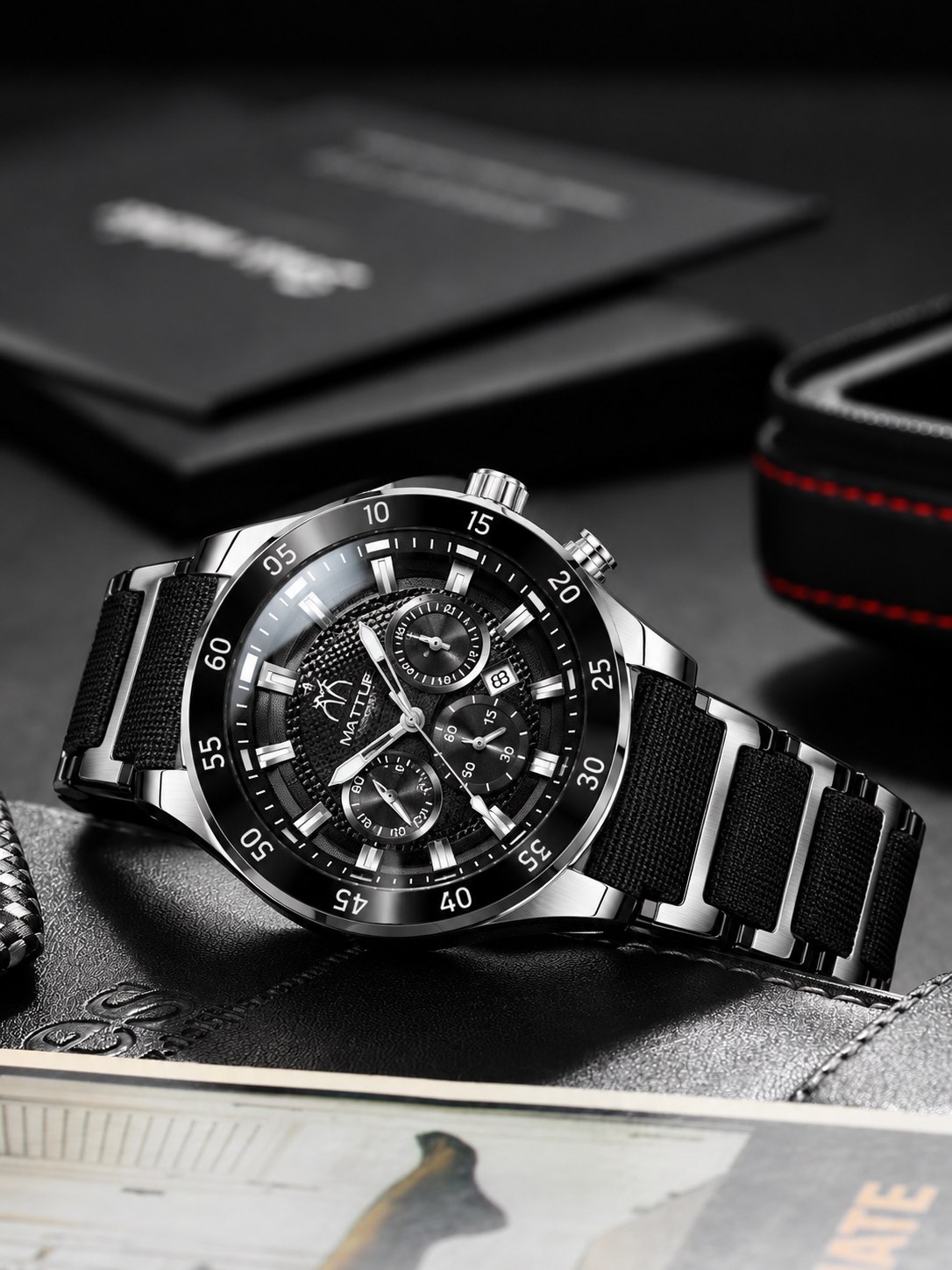 MATTURI   NEW ARRIVAL 🖤⌚️ MATTURI | NEW DROP   watch 💎  متّوری🔥🔥🔥  ترکیب جذاب طراحی اسپرت و لوکس