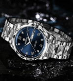 ☑️BIN BOND New collection 😍 《highe quality》 watch ⌚️بین باند مدلی نو ✨شارژجدید _در شش رنگ مقاوم دربرابر آب برندشرکتی شب نما دارای روز شمار ایام هفته بند استیل فولاد قفل دو پروانه موتور کوارتز